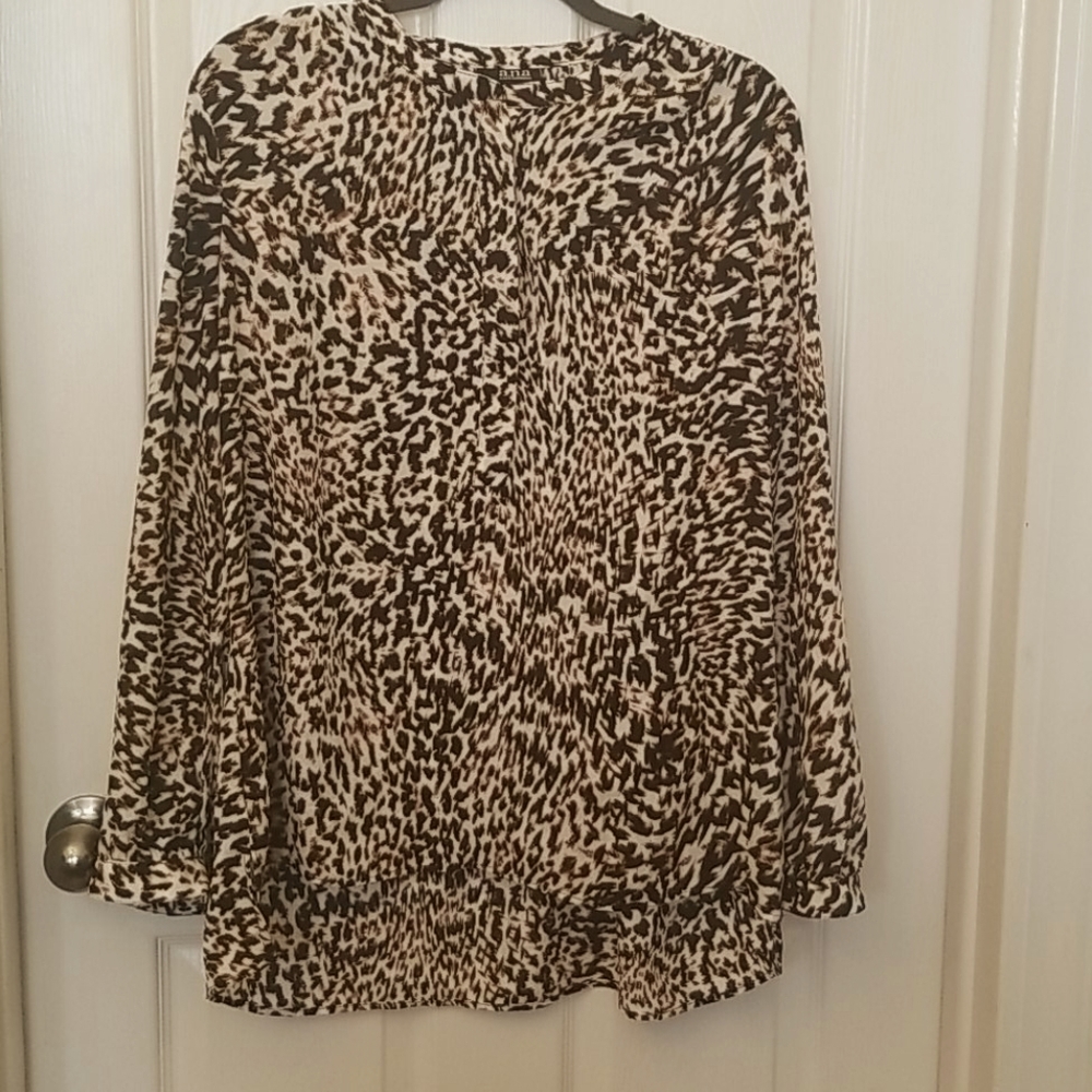 Leopard blouse
